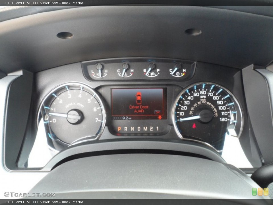 Black Interior Gauges for the 2011 Ford F150 XLT SuperCrew #53450495