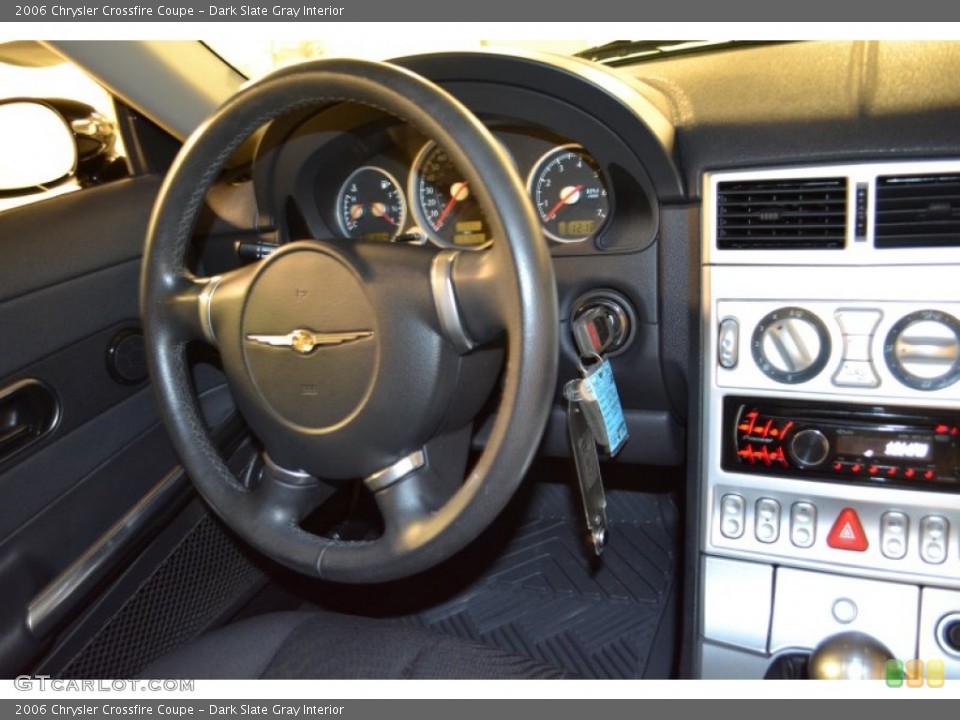 Dark Slate Gray Interior Steering Wheel for the 2006 Chrysler Crossfire Coupe #53450537