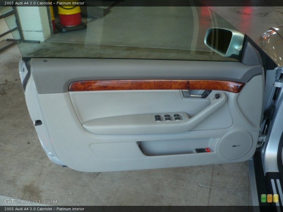 Platinum Interior Door Panel for the 2003 Audi A4 3.0 Cabriolet #53451074