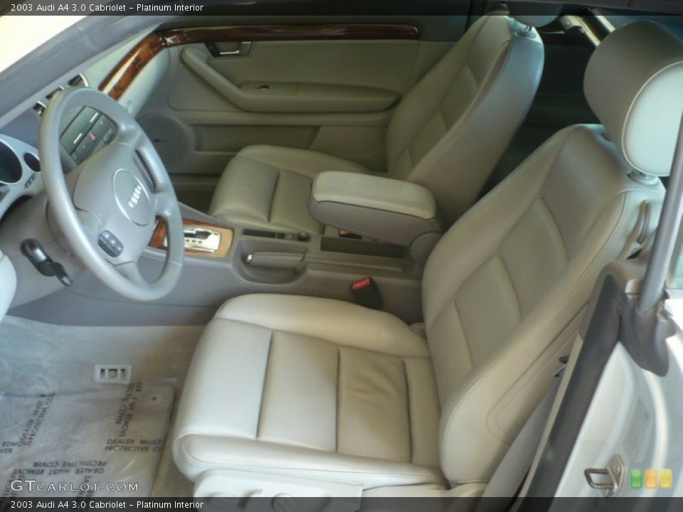 Platinum Interior Photo for the 2003 Audi A4 3.0 Cabriolet #53451088