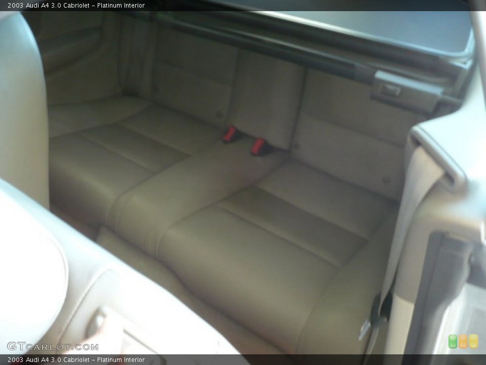 Platinum Interior Photo for the 2003 Audi A4 3.0 Cabriolet #53451098