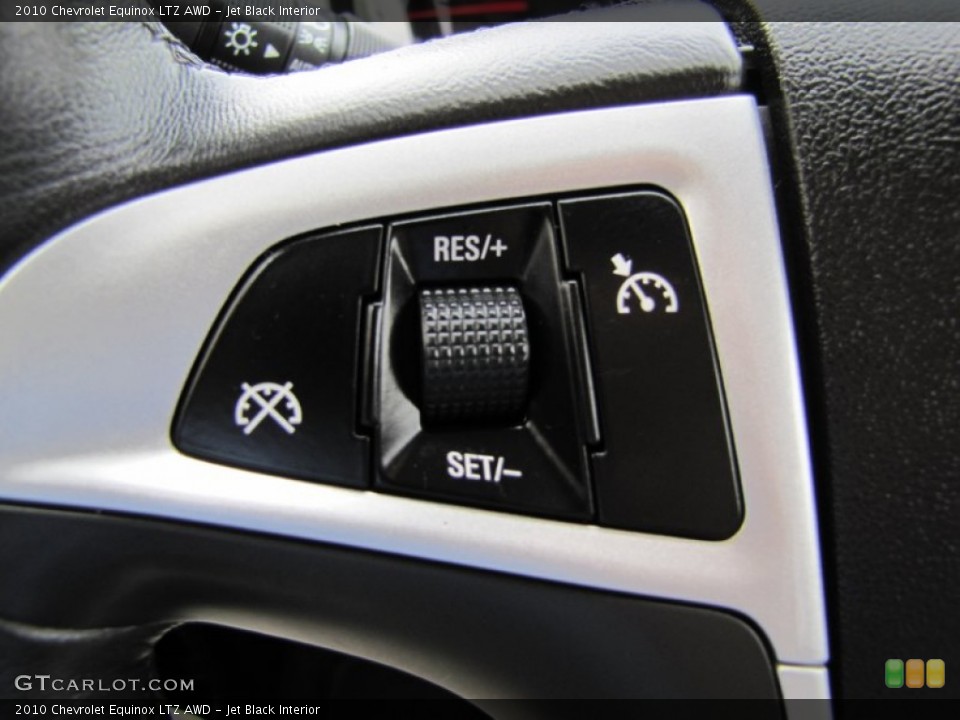 Jet Black Interior Controls for the 2010 Chevrolet Equinox LTZ AWD #53454704
