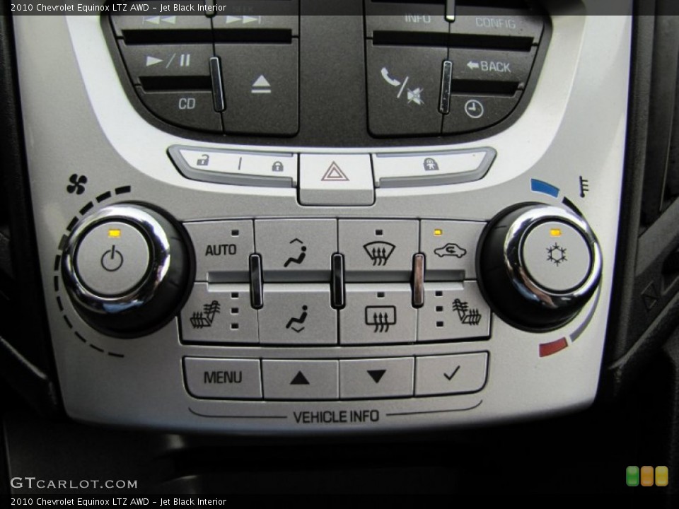 Jet Black Interior Controls for the 2010 Chevrolet Equinox LTZ AWD #53454824