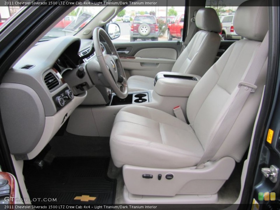 Light Titanium/Dark Titanium Interior Photo for the 2011 Chevrolet Silverado 1500 LTZ Crew Cab 4x4 #53456131