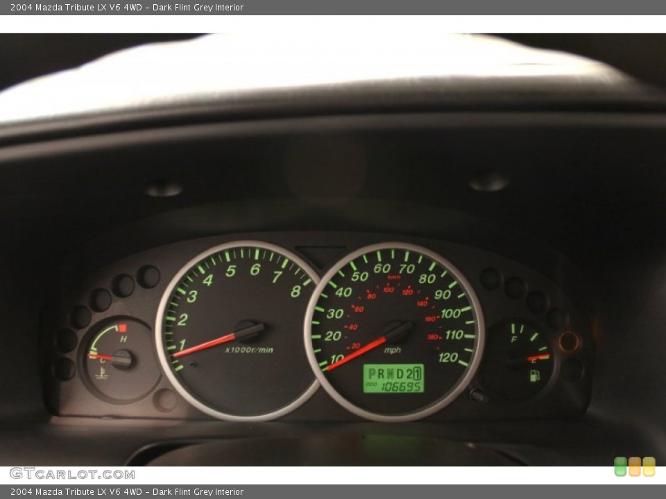 Dark Flint Grey Interior Gauges for the 2004 Mazda Tribute LX V6 4WD #53456216