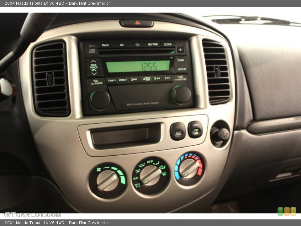 Dark Flint Grey Interior Controls for the 2004 Mazda Tribute LX V6 4WD #53456231