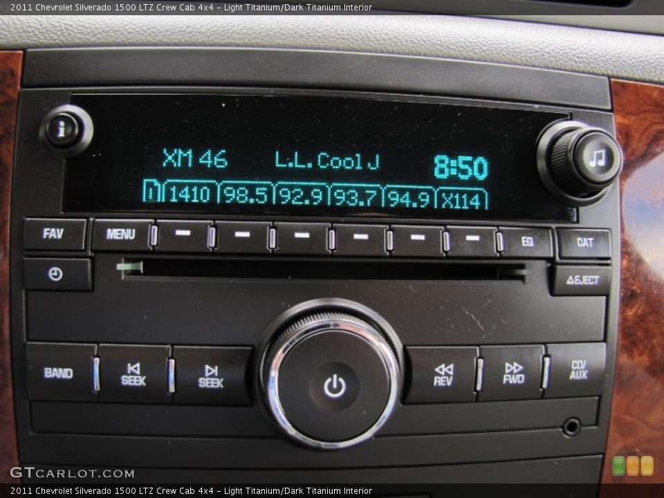 Light Titanium/Dark Titanium Interior Audio System for the 2011 Chevrolet Silverado 1500 LTZ Crew Cab 4x4 #53456324