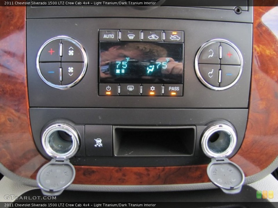 Light Titanium/Dark Titanium Interior Controls for the 2011 Chevrolet Silverado 1500 LTZ Crew Cab 4x4 #53456339