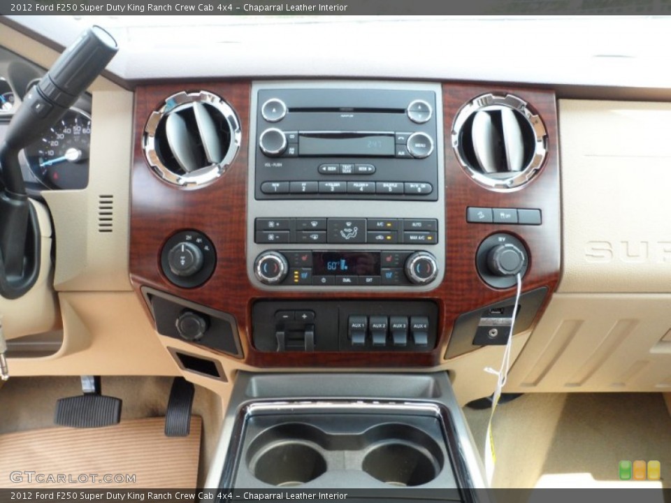 Chaparral Leather Interior Controls for the 2012 Ford F250 Super Duty King Ranch Crew Cab 4x4 #53456723