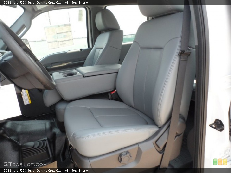 Steel Interior Photo for the 2012 Ford F250 Super Duty XL Crew Cab 4x4 #53458481
