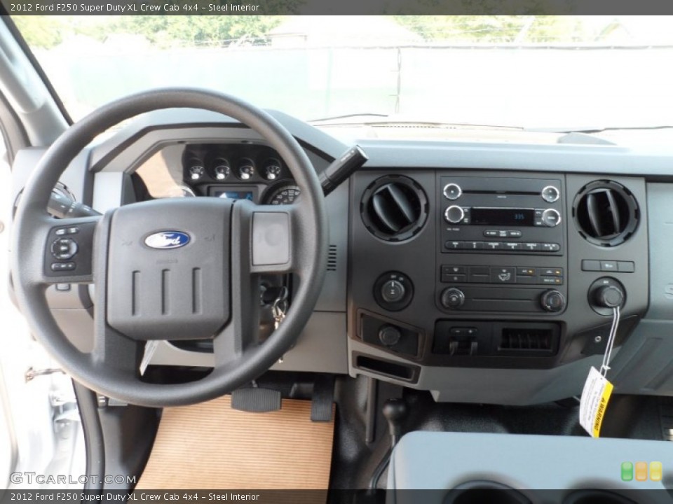 Steel Interior Dashboard for the 2012 Ford F250 Super Duty XL Crew Cab 4x4 #53458511