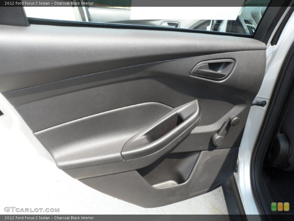Charcoal Black Interior Door Panel for the 2012 Ford Focus S Sedan #53459003