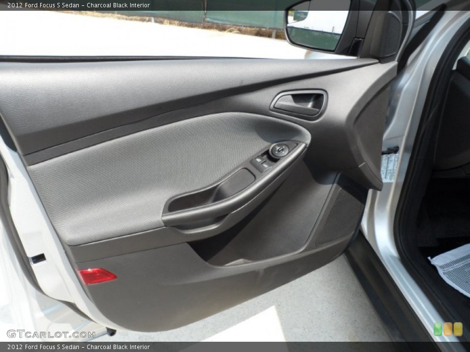 Charcoal Black Interior Door Panel for the 2012 Ford Focus S Sedan #53459035