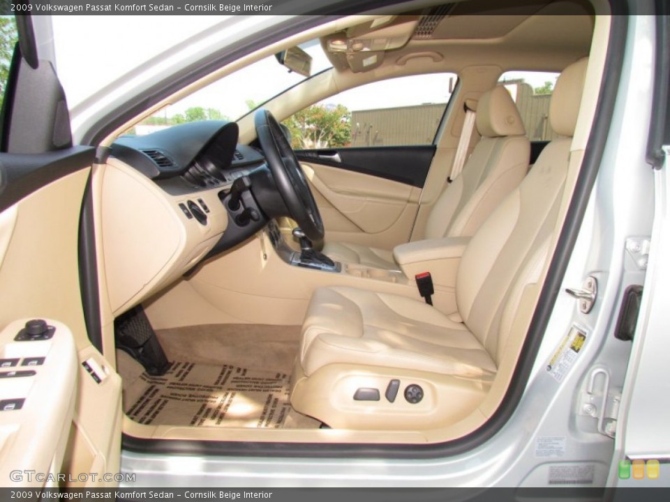 Cornsilk Beige Interior Photo for the 2009 Volkswagen Passat Komfort Sedan #53461132