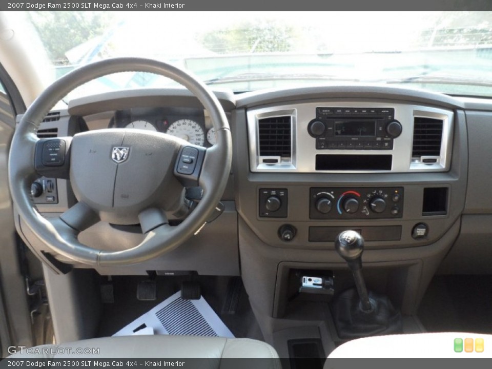 Khaki Interior Dashboard for the 2007 Dodge Ram 2500 SLT Mega Cab 4x4  #53461604 | GTCarLot.com