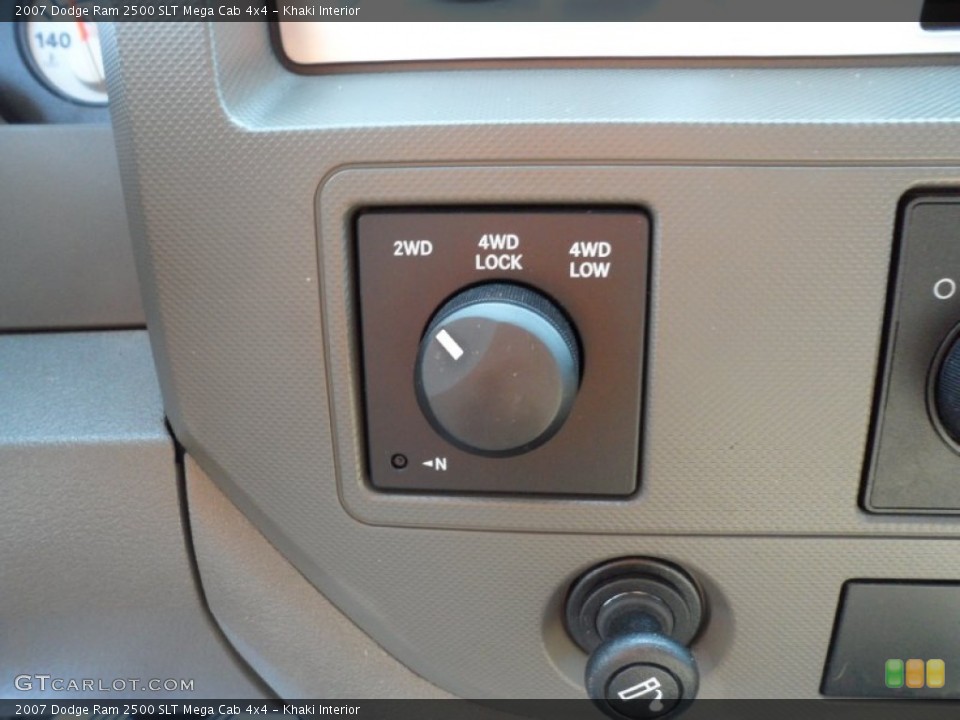 Khaki Interior Controls for the 2007 Dodge Ram 2500 SLT Mega Cab 4x4 #53461658