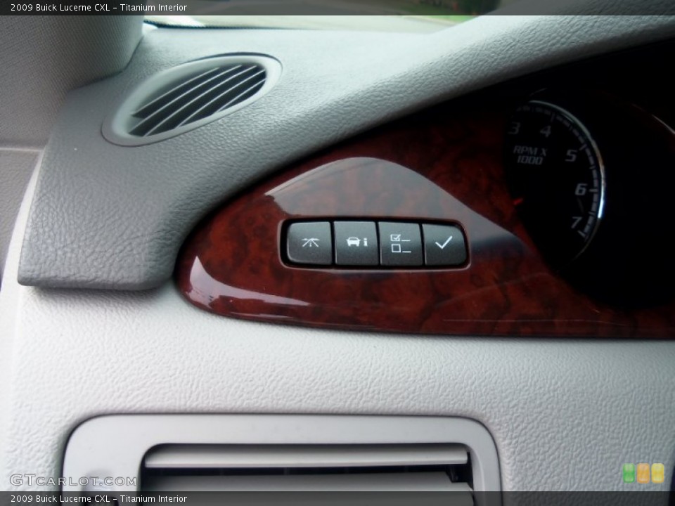 Titanium Interior Controls for the 2009 Buick Lucerne CXL #53462117