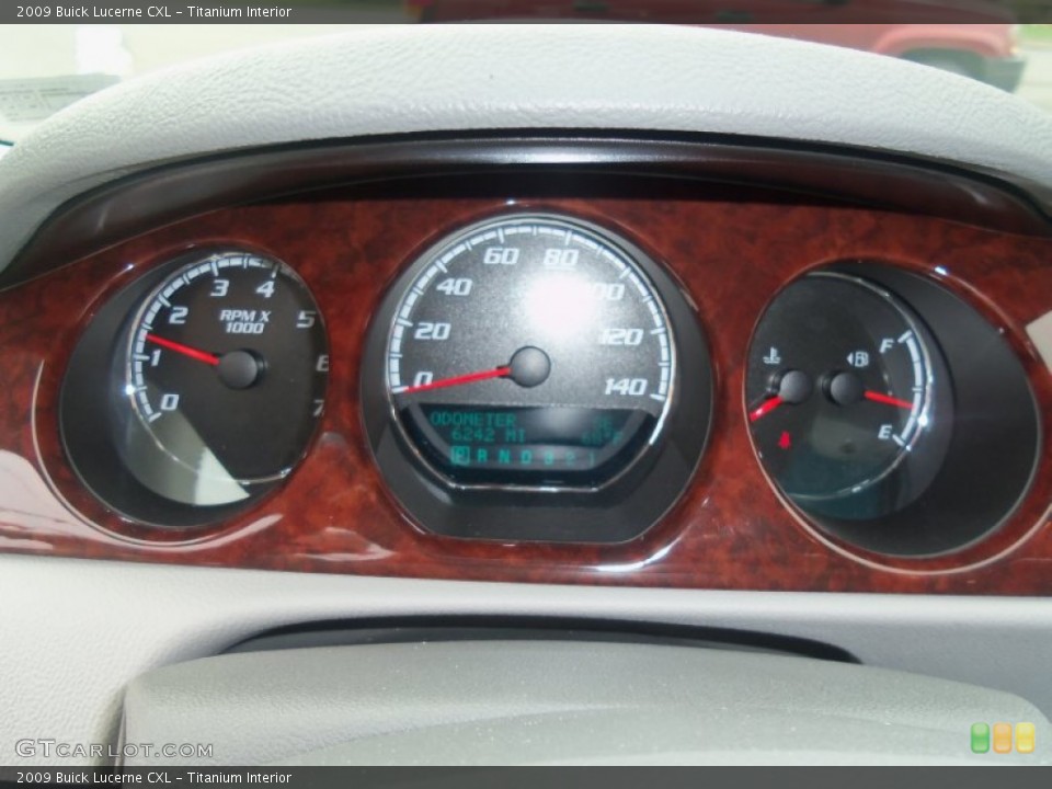 Titanium Interior Gauges for the 2009 Buick Lucerne CXL #53462220