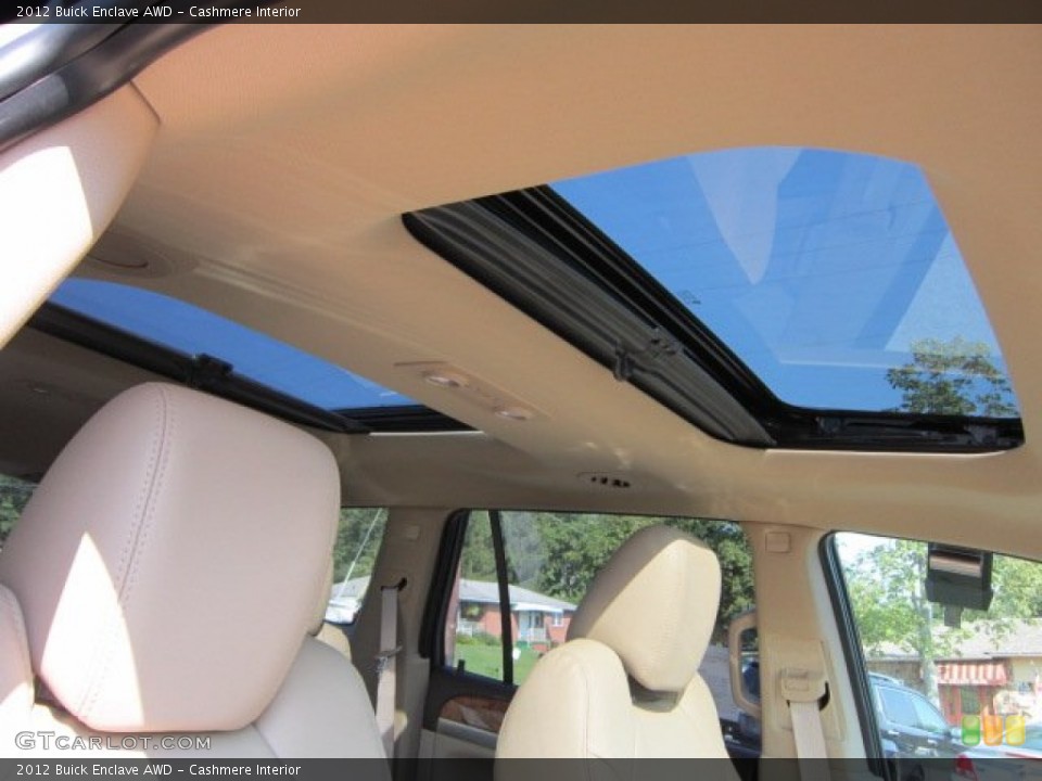 Cashmere Interior Sunroof for the 2012 Buick Enclave AWD #53462441