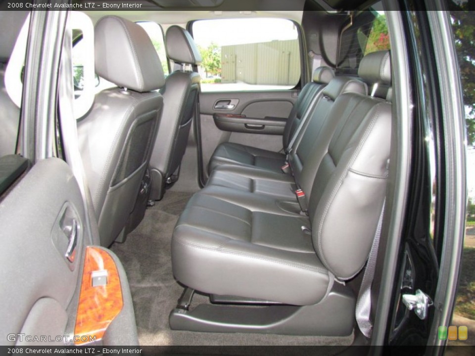 Ebony Interior Photo for the 2008 Chevrolet Avalanche LTZ #53462483
