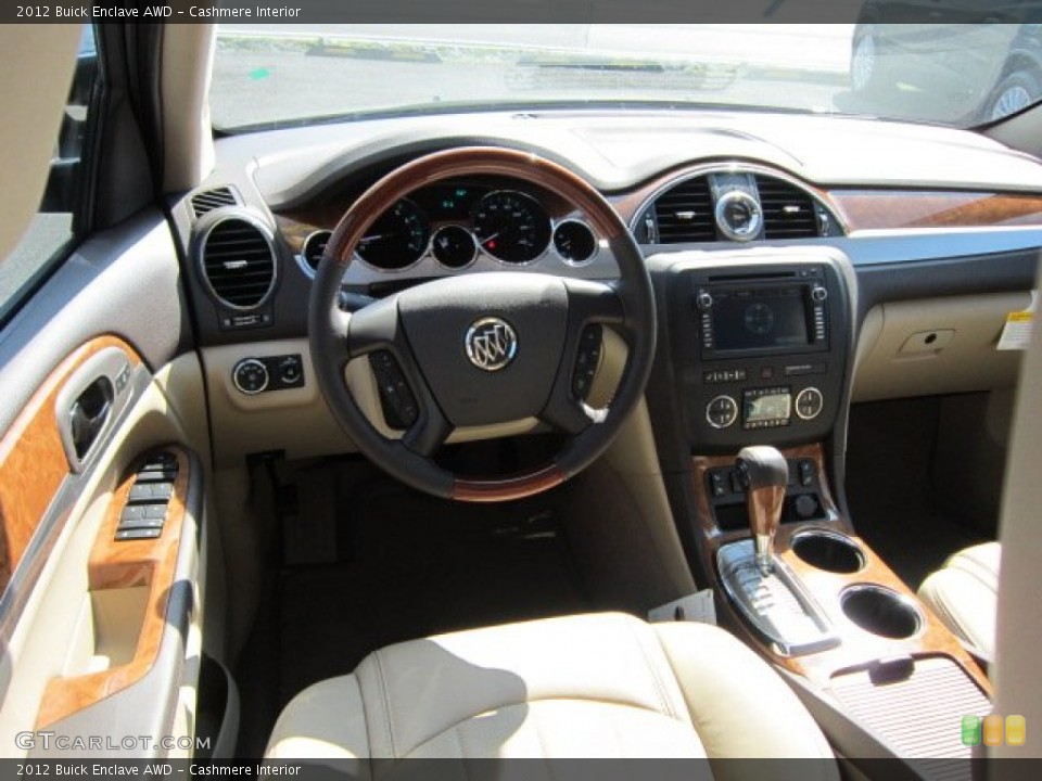 Cashmere Interior Dashboard for the 2012 Buick Enclave AWD #53462501
