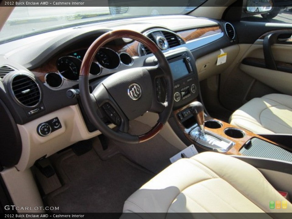 Cashmere Interior Prime Interior for the 2012 Buick Enclave AWD #53462530