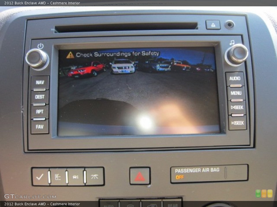 Cashmere Interior Controls for the 2012 Buick Enclave AWD #53462569
