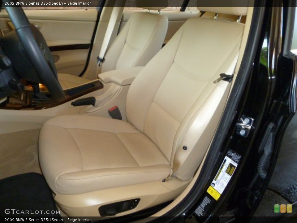 Beige Interior Photo for the 2009 BMW 3 Series 335d Sedan #53464463