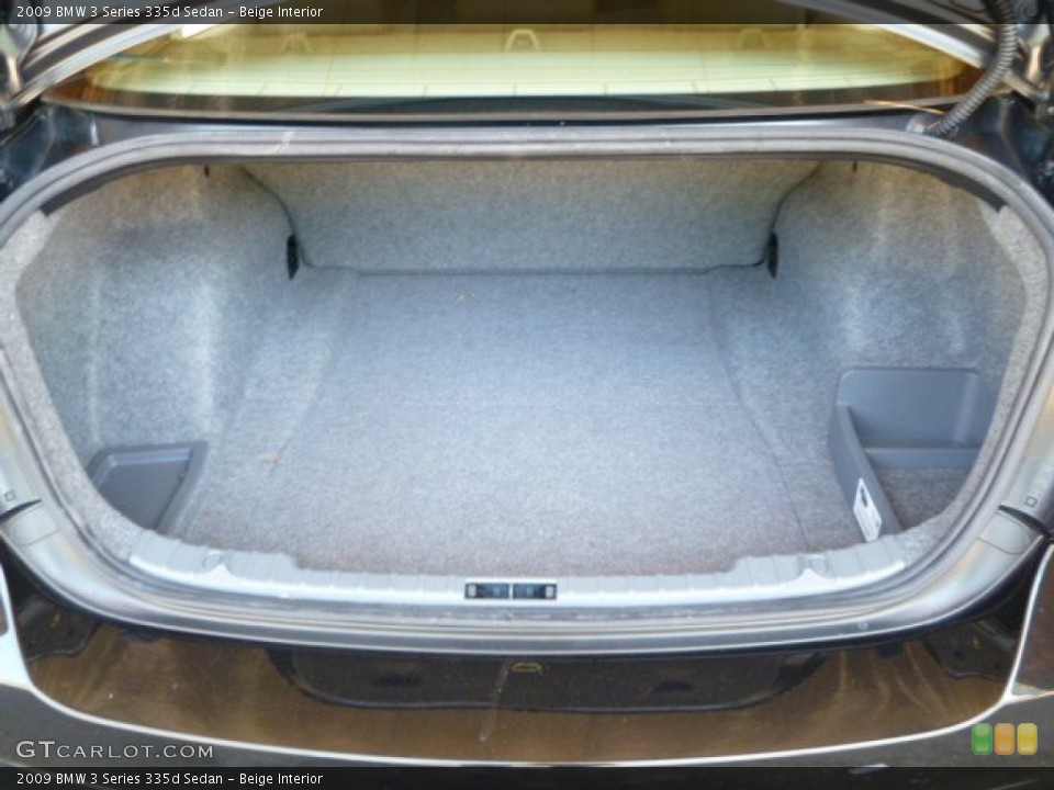 Beige Interior Trunk for the 2009 BMW 3 Series 335d Sedan #53464742