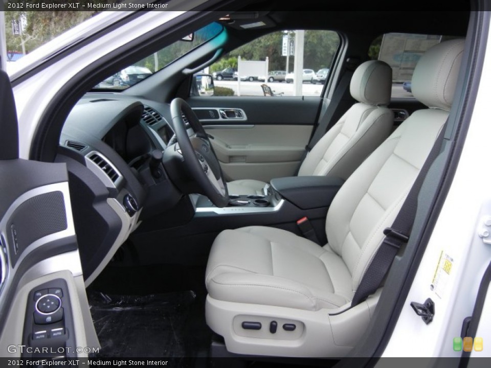 Medium Light Stone Interior Photo for the 2012 Ford Explorer XLT #53465629