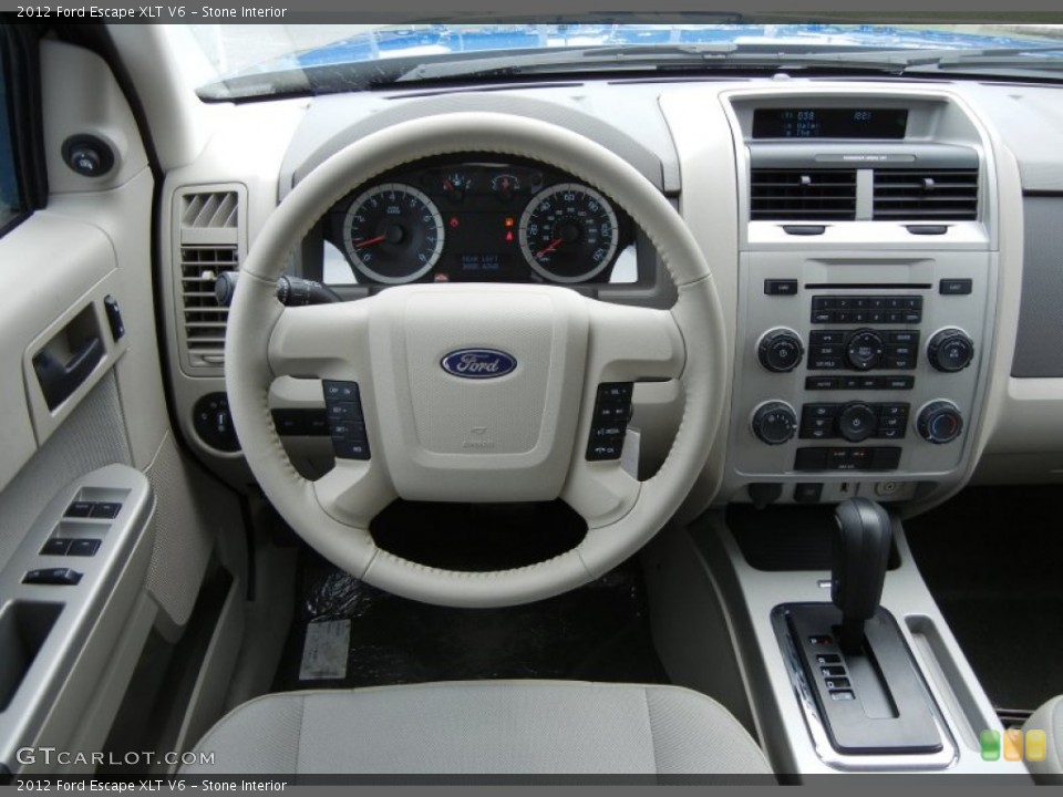 Stone Interior Dashboard for the 2012 Ford Escape XLT V6 #53465818