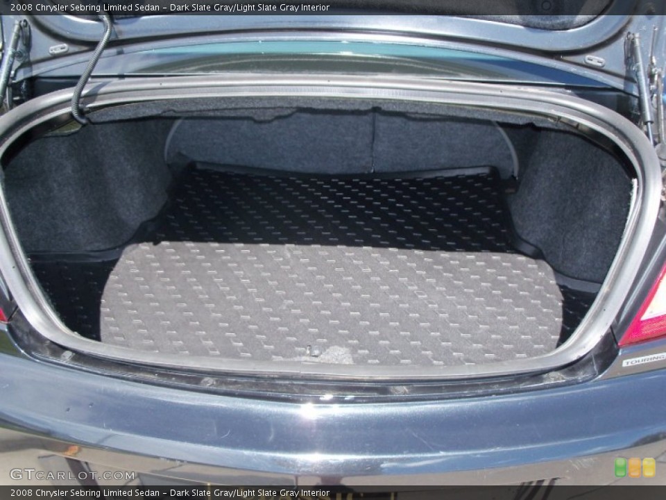 Dark Slate Gray/Light Slate Gray Interior Trunk for the 2008 Chrysler Sebring Limited Sedan #53466190