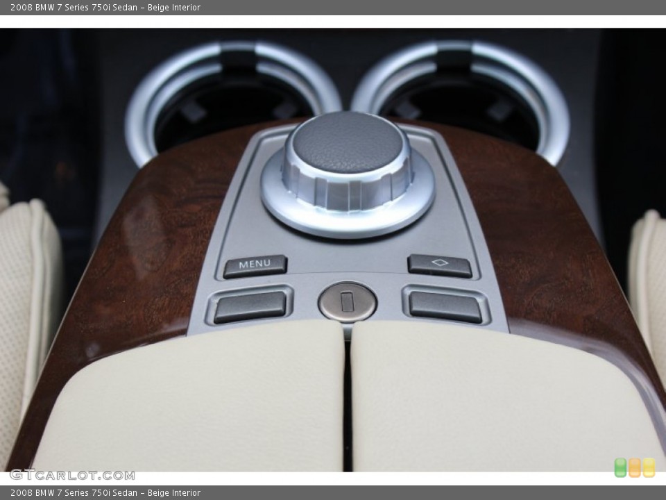 Beige Interior Controls for the 2008 BMW 7 Series 750i Sedan #53467033