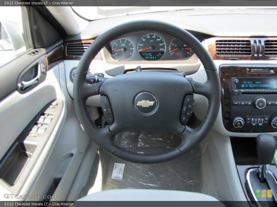 Gray Interior Steering Wheel for the 2012 Chevrolet Impala LT #53467096