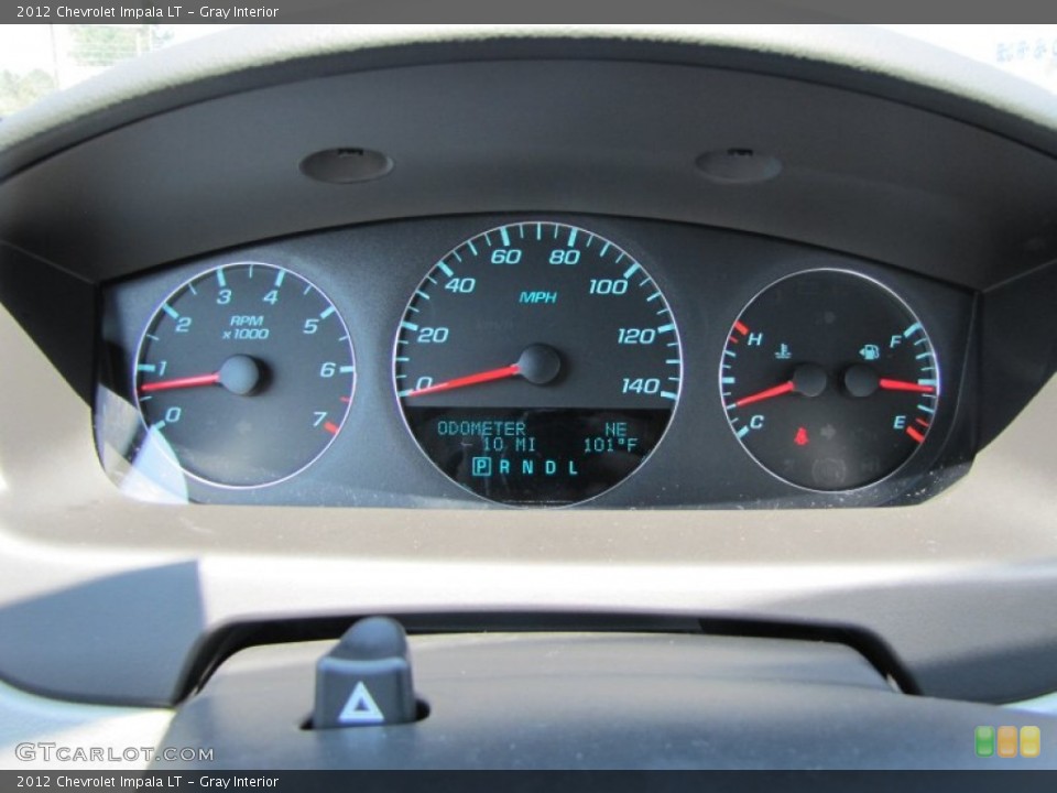 Gray Interior Gauges for the 2012 Chevrolet Impala LT #53467123