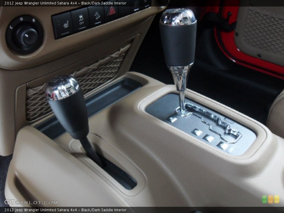 Black/Dark Saddle Interior Transmission for the 2012 Jeep Wrangler Unlimited Sahara 4x4 #53467816