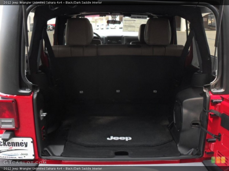 Black/Dark Saddle Interior Trunk for the 2012 Jeep Wrangler Unlimited Sahara 4x4 #53467918