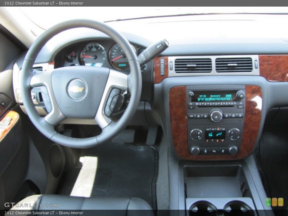 Ebony Interior Dashboard for the 2012 Chevrolet Suburban LT #53468395