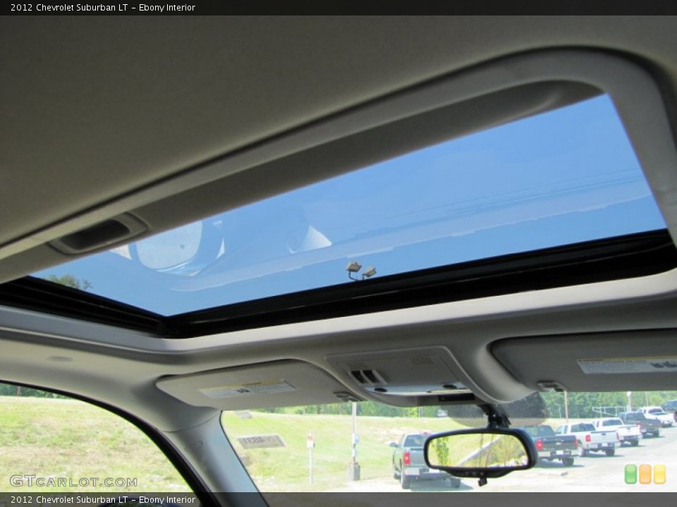 Ebony Interior Sunroof for the 2012 Chevrolet Suburban LT #53468409