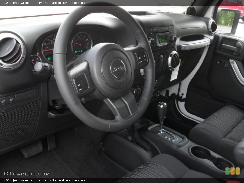 Black Interior Photo for the 2012 Jeep Wrangler Unlimited Rubicon 4x4 #53468420
