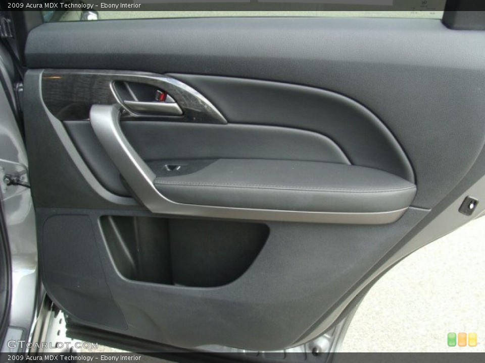 Ebony Interior Door Panel for the 2009 Acura MDX Technology #53468635