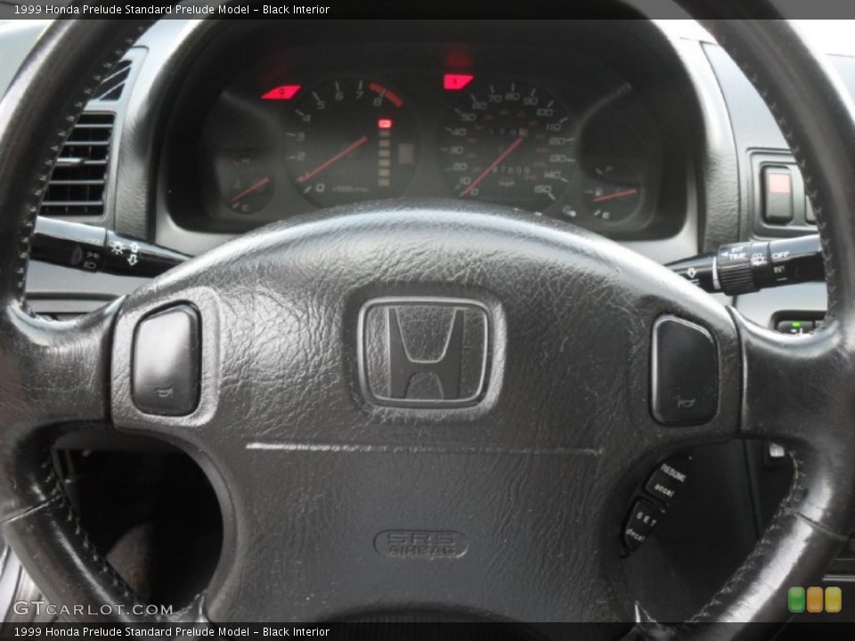 Black Interior Steering Wheel for the 1999 Honda Prelude  #53469031