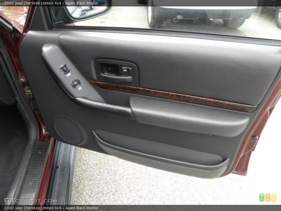Agate Black Interior Door Panel for the 2000 Jeep Cherokee Limited 4x4 #53469544