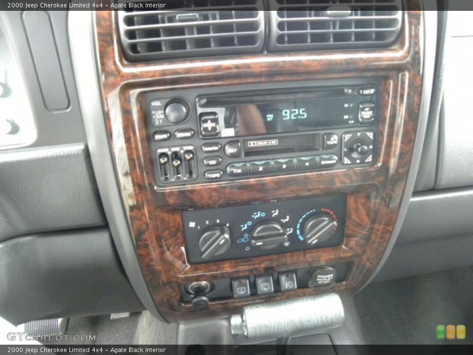 Agate Black Interior Controls for the 2000 Jeep Cherokee Limited 4x4 #53469738