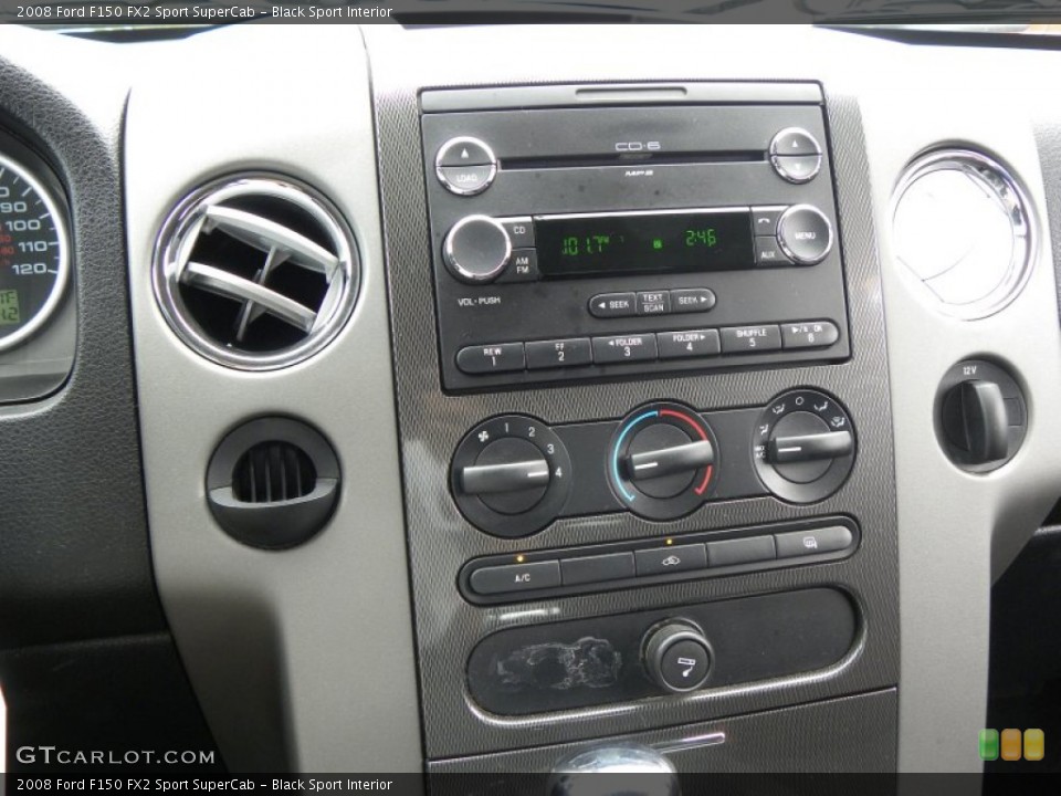 Black Sport Interior Audio System for the 2008 Ford F150 FX2 Sport SuperCab #53470827