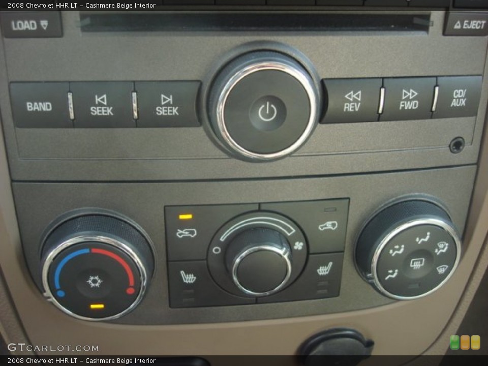 Cashmere Beige Interior Controls for the 2008 Chevrolet HHR LT #53472328