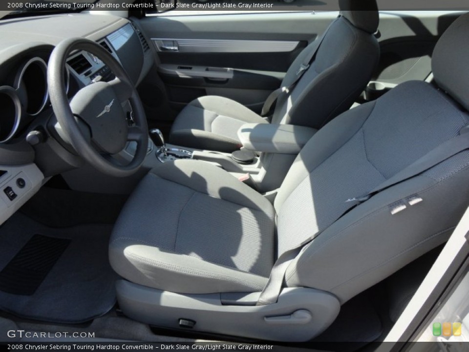 Dark Slate Gray/Light Slate Gray Interior Photo for the 2008 Chrysler Sebring Touring Hardtop Convertible #53472445