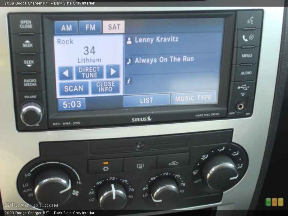 Dark Slate Gray Interior Audio System for the 2009 Dodge Charger R/T #53472790
