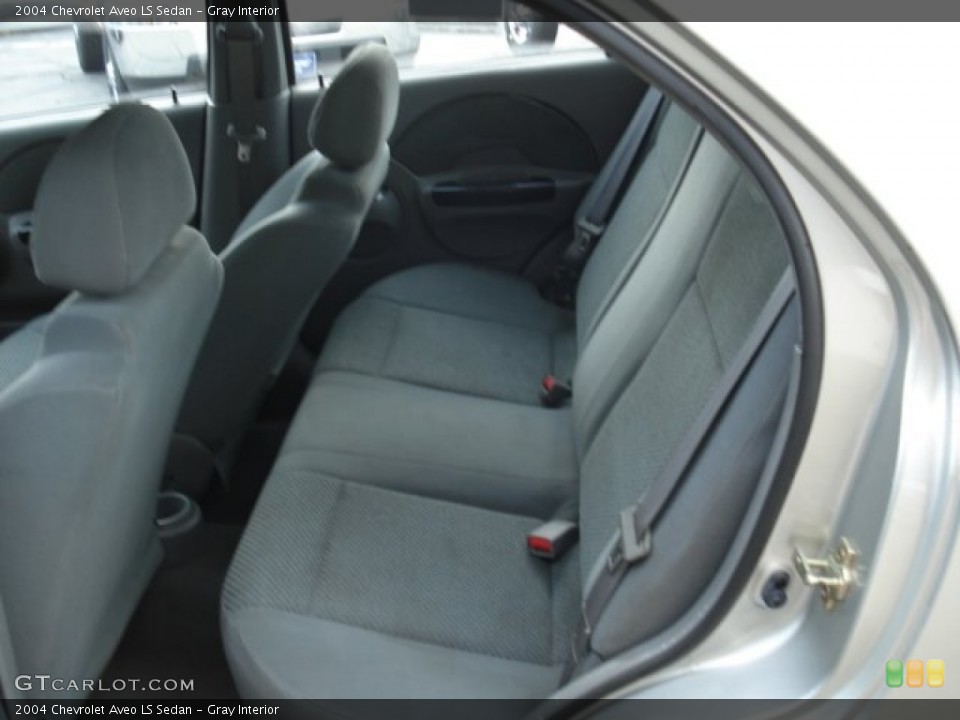 Gray Interior Photo for the 2004 Chevrolet Aveo LS Sedan #53473287