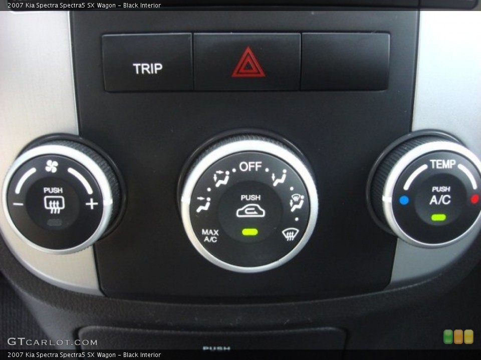 Black Interior Controls for the 2007 Kia Spectra Spectra5 SX Wagon #53474026